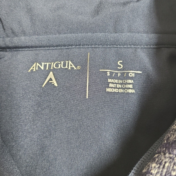 Atlanta Braves MLB Quarter Zip Sweater Pullover Men's Size Small Navy Blue - Picture 8 of 10